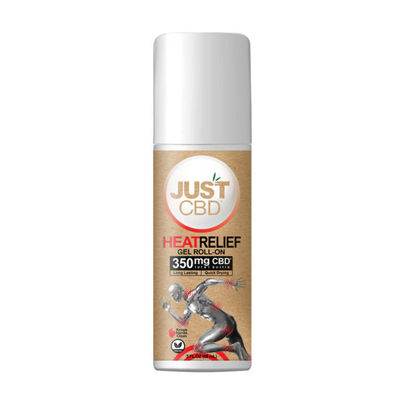 JustCBD - CBD Topical - CBD Heat Relief Roll On Pain Cream