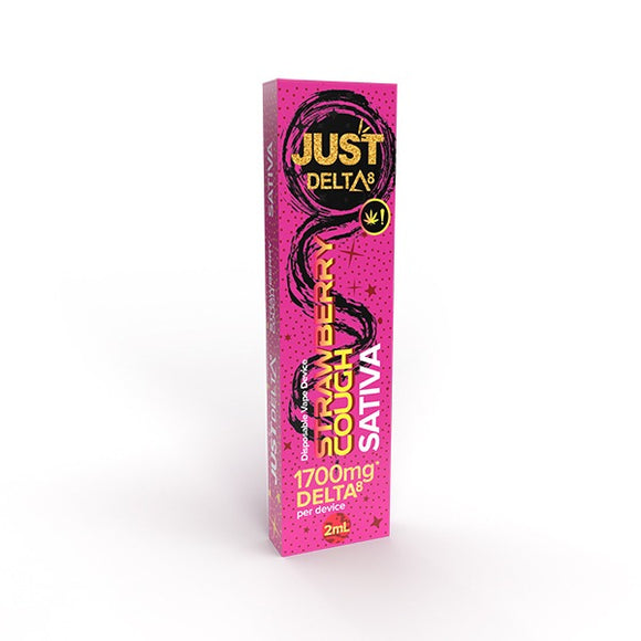 JustDelta - Delta 8 THC Disposable Vape - Strawberry Cough - 1700mg
