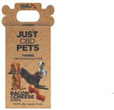 JustPets - CBD Dog Treats - CBD for Dogs- Bacon and Cheese Strips
