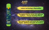 Just Delta-8 - Delta 8 THC Disposable Vape Pod - Pineapple Express - 1000mg