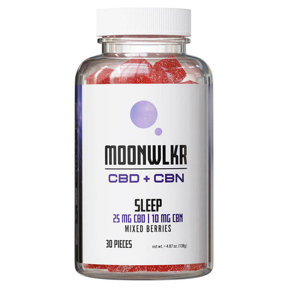 MoonWLKR - CBD Edible - Sleep Gummies + CBN - 25mg