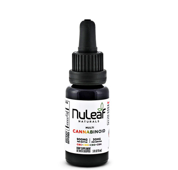 NuLeaf Naturals - CBD Oil - Full Spectrum Multicannabinoid Oil - 300mg-1800mg
