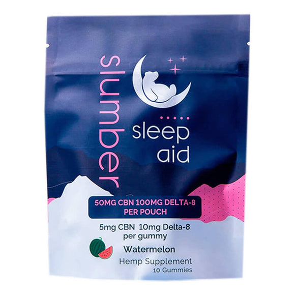 Slumber CBN - Delta 8 Gummies - D8:CBN Watermelon Gummies - 50mg