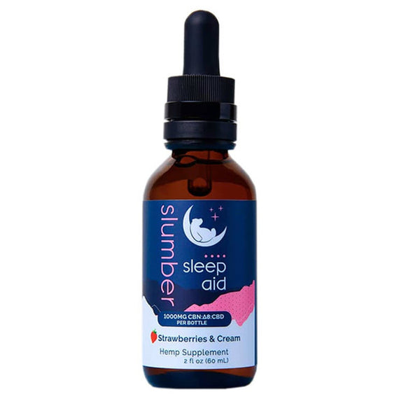 Slumber CBN - Delta 8 Tincture - CBD:CBN Strawberries & Cream - 100mg