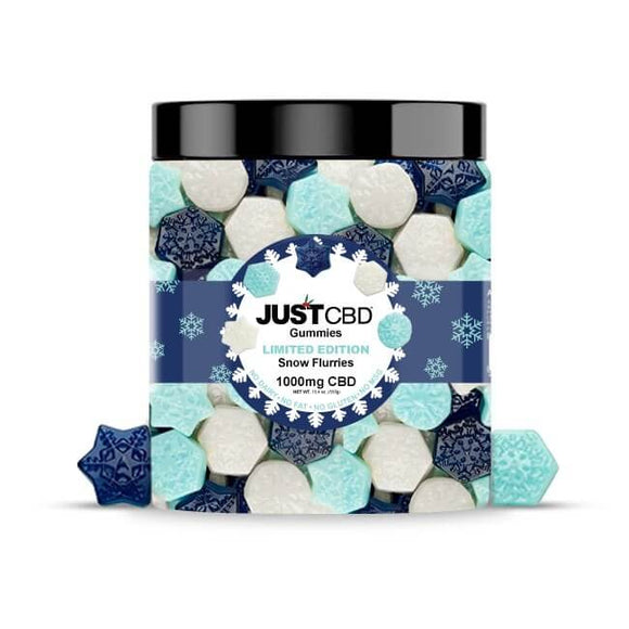 JustCBD - CBD Edible - Snow Flurries CBD Gummies - 1000mg