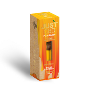 Just CBD - CBD Vape Cartridges - Sour Diesel Sativa - 1000mg