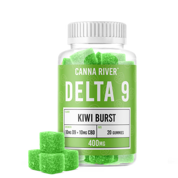 Canna River - Delta 9 Gummies - Kiwi Burst - 20mg
