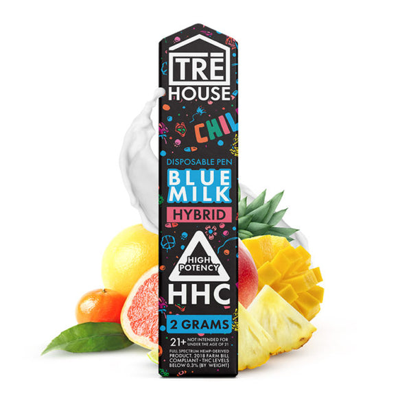 TRE House - HHC Vape - Blue Milk Disposable - 2 Grams