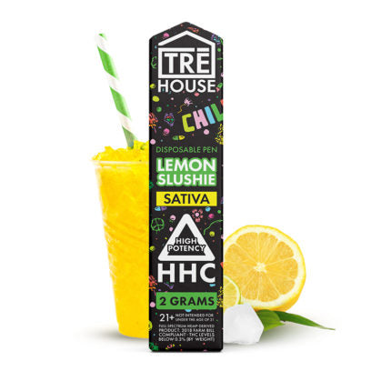TRE House - HHC Vape - Lemon Slushie Disposable - 2 Grams